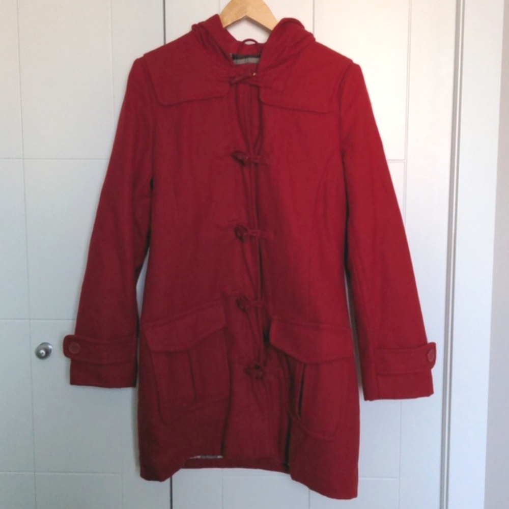 Gorgeous Red Label of Graded Goods (L.O.G.G.) Jacket with Toggle Clasp detail